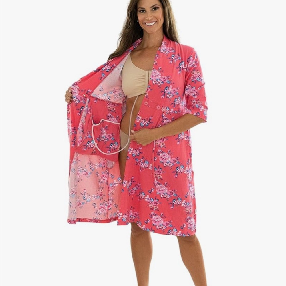 grownies navy blue Women's Robe